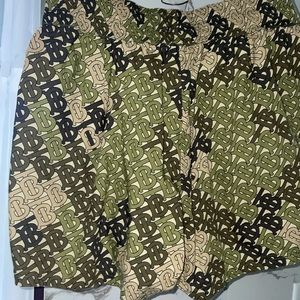 Burberry satin shorts